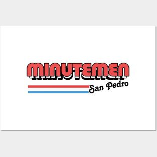 Minutemen San Pedro / Retro Style Design Posters and Art